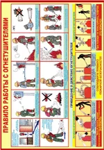 Правило работы с огнетушителями